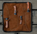 Handmade 4-Piece Chef Knife Set – Bocote Wood Handle Kitchen Knives