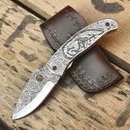 Custom engraved folding knife, personalized gift